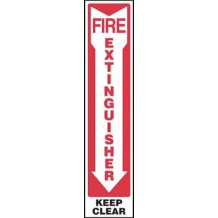 Accuform Safety Sign FIRE EXTINGUISHER  KEEP SHMFXG584VA